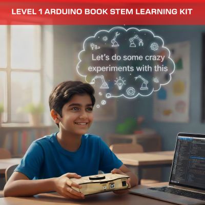 Level 1 Arduino Book Stem Learning Kit | 15+ STEM Project | 35+ Hours Learning | Step by Step Guidance